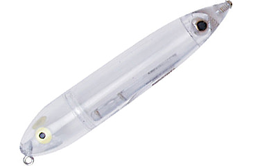 Image of Heddon Zara Spook Topwater Walking Bait, 4-1/2in, 3/4 oz, Clear, X9255C