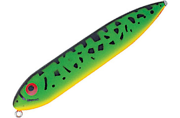 Image of Heddon Zara Spook Topwater Walking Bait, 4-1/2in, 3/4 oz, Fluorescent Green Crawdad, X9255GRA