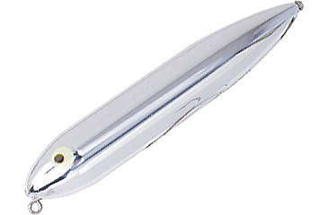 Image of Heddon Zara Spook Topwater Walking Bait, 4-1/2in, 3/4 oz, Nickel Plate, X9255NP