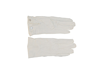 Image of HEROs PRIDE Raised Pointing Parade Snap Gloves - Mens, White, Medium, 8770W-M