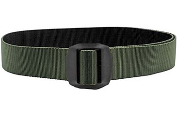 Image of HERO'S PRIDE Tactical Edc Reversible Belt W/ Black Buckle - Stitching Defect, Black/Olive Drab, Medium, 1343X-6-M-34-B