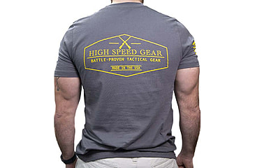 Image of High Speed Gear HSGI Short Sleve T-Shirt, Wolf Gray, Extra Large, 90SH13WG