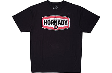 Image of Hornady Black T-Shirt - Men's, Black, 2XL, 99607XXL