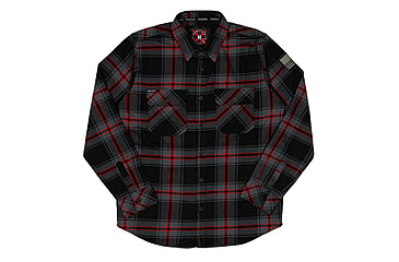 Image of HOWITZER Fleet L/S Flannel - Mens, Black, Extra Large, 371WV125-BK-XL