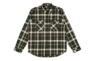 Image of HOWITZER Grenade L/S Flannel - Mens, Forest Green, 3XL, 371WV120-FOR-3X