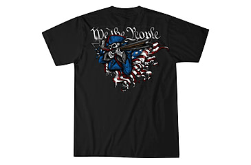 Image of HOWITZER People Patriot S/S Tee - Mens, Black, Small, CV7111-BK-S