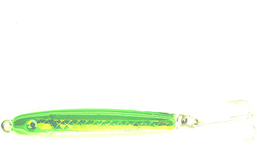 Image of HR Tackle Painted Stingsilver Jig, 1 1/2 oz, Green Pearl Silverside, 1543GS