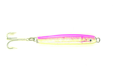 Image of HR Tackle Painted Stingsilver Jig, 1 1/2 oz, Pink Pearl Silverside, 1543PS