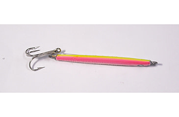 Image of HR Tackle Painted Stingsilver Jig, 1 1/4 oz, Sherbet, 1542CP