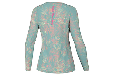 Image of HUK Performance Fishing Aqua Dye Pursuit Crew Shirt - Womens, Marine Blue, XS, H6120173-372-XS