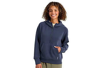 Image of HUK Performance Fishing Bayside 1/2 Zip Hoodie - Womens, Naval Academy, Extra Small, H6130030-413-XS
