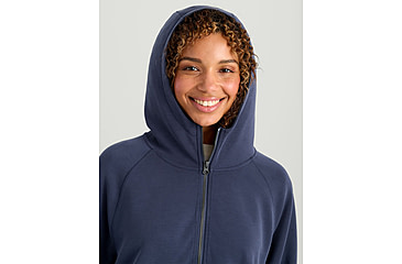 Image of HUK Performance Fishing Bayside 1/2 Zip Hoodie - Womens, Naval Academy, Extra Small, H6130030-413-XS