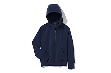 Image of HUK Performance Fishing Bayside 1/2 Zip Hoodie - Womens, Naval Academy, Extra Small, H6130030-413-XS