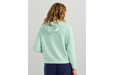 Image of HUK Performance Fishing Bayside 1/2 Zip Hoodie - Womens, Seafoam Mist, Large, H6130030-366-L