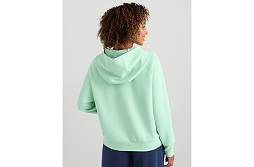 Image of HUK Performance Fishing Bayside 1/2 Zip Hoodie - Womens, Seafoam Mist, Large, H6130030-366-L