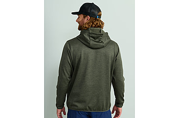 Image of HUK Performance Fishing Cold Front Hoodie - Mens, Cyprs Lnd Hthr, Extra Large, H1300093-378-XL