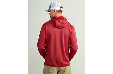 Image of HUK Performance Fishing Cold Front Hoodie - Mens, Scrlt Blz Hthr, 2XL, H1300093-622-XXL