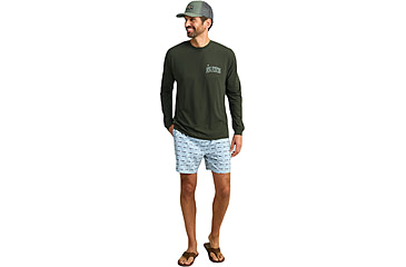 Image of HUK Performance Fishing Graphic Long Sleeve Tee - Mens, Cypress Landing, Extra Large, H1000533-377-XL
