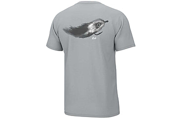 Image of HUK Performance Fishing Streamer Fly Short Sleeve Shirt - Men's, Harbor Mist, Medium, H1000420-034-M