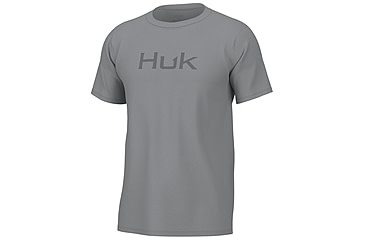 Image of HUK Performance Fishing Huk Logo Tee - Mens, Harbor Mist, Large, H1000390-034-L