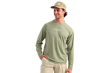 Image of HUK Performance Fishing Airweight Long Sleeve Crew - Mens