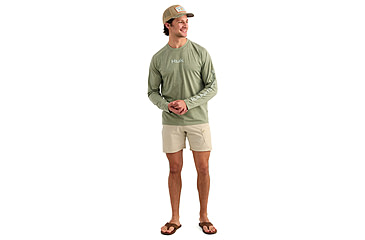 Image of HUK Performance Fishing Airweight Long Sleeve Crew - Mens