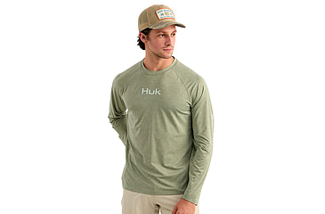 Image of HUK Performance Fishing Airweight Long Sleeve Crew - Mens