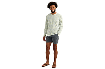 Image of HUK Performance Fishing Drift Printed Long Sleeve Crew - Mens