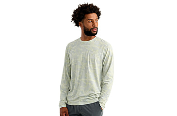 Image of HUK Performance Fishing Drift Printed Long Sleeve Crew - Mens