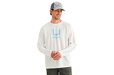 Image of HUK Performance Fishing Icon Long Sleeve Crew - Mens