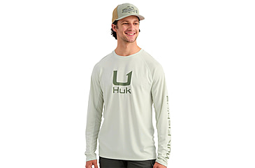 Image of HUK Performance Fishing Icon Long Sleeve Crew - Mens