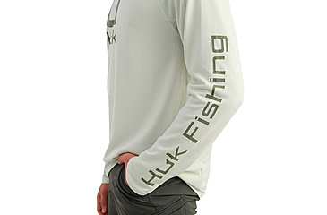 Image of HUK Performance Fishing Icon Long Sleeve Crew - Mens