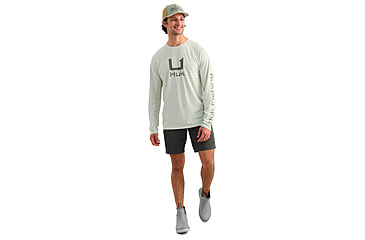 Image of HUK Performance Fishing Icon Long Sleeve Crew - Mens
