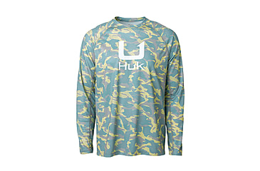 Image of HUK Performance Fishing Icon Printed Crew - Mens