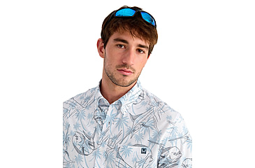 Image of HUK Performance Fishing Kona Kc Printed Shirt - Mens