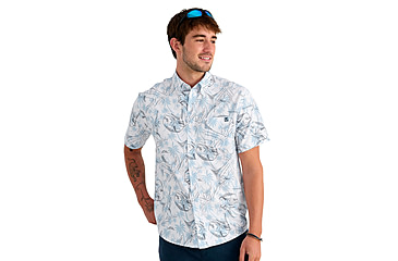 Image of HUK Performance Fishing Kona Kc Printed Shirt - Mens
