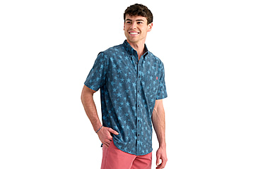 Image of HUK Performance Fishing Kona Kc Printed Shirt - Mens