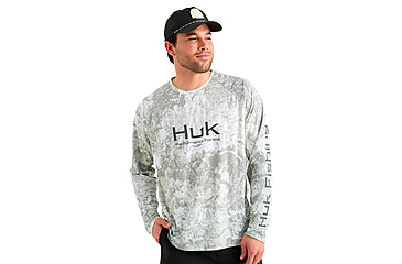 Image of HUK Performance Fishing Pursuit Long Sleeve Crew - Mens