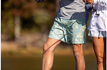 Image of HUK Performance Fishing Pursuit Printed Volley Short - Mens