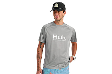 Image of HUK Performance Fishing Pursuit Short Sleeve Crew - Mens