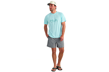 Image of HUK Performance Fishing Pursuit Short Sleeve Crew - Mens
