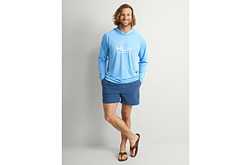 Image of HUK Performance Fishing Vented Pursuit Long Sleeve Hoodie - Mens