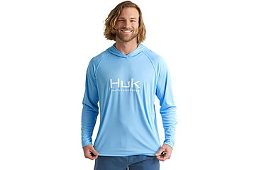 Image of HUK Performance Fishing Vented Pursuit Long Sleeve Hoodie - Mens