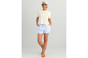 Image of HUK Performance Fishing Huk Tight Lines Pkt T-Shirt - Womens, Egret, Small, H6100108-106-S