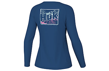 Image of HUK Performance Fishing Huk Tropic Pursuit Crew - Womens, Set Sail, M, H6120178-489-M