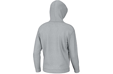Image of HUK Performance Fishing Huk'd Up Logo Long Sleeve Hoodie - Men's, Harbor Mist, Extra Large, H1300094-034-XL