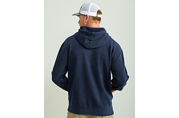 Image of HUK Performance Fishing HukD Up Logo Hoodie - Mens, Naval Academy, Small, H1300094-413-S