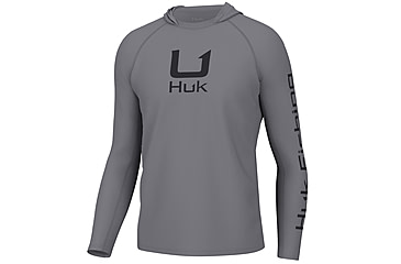 Image of HUK Performance Fishing Icon Hoodie - Mens, Night Owl, XL, H1200574-016-XL
