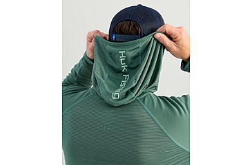 Image of HUK Performance Fishing Icon Hoodie - Mens, North Atlantic, Extra Large, H1200574-365-XL