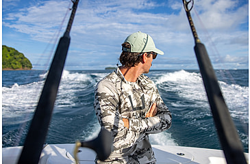 Image of HUK Performance Fishing Icon Kc Printed Hoodie, Moss2, 2XL, H1200585-317-XXL